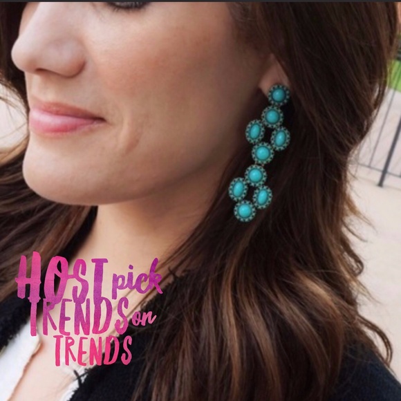 Stella & Dot Jewelry - 💖HP💖 stella & dot sardinia chandeliers turquoise